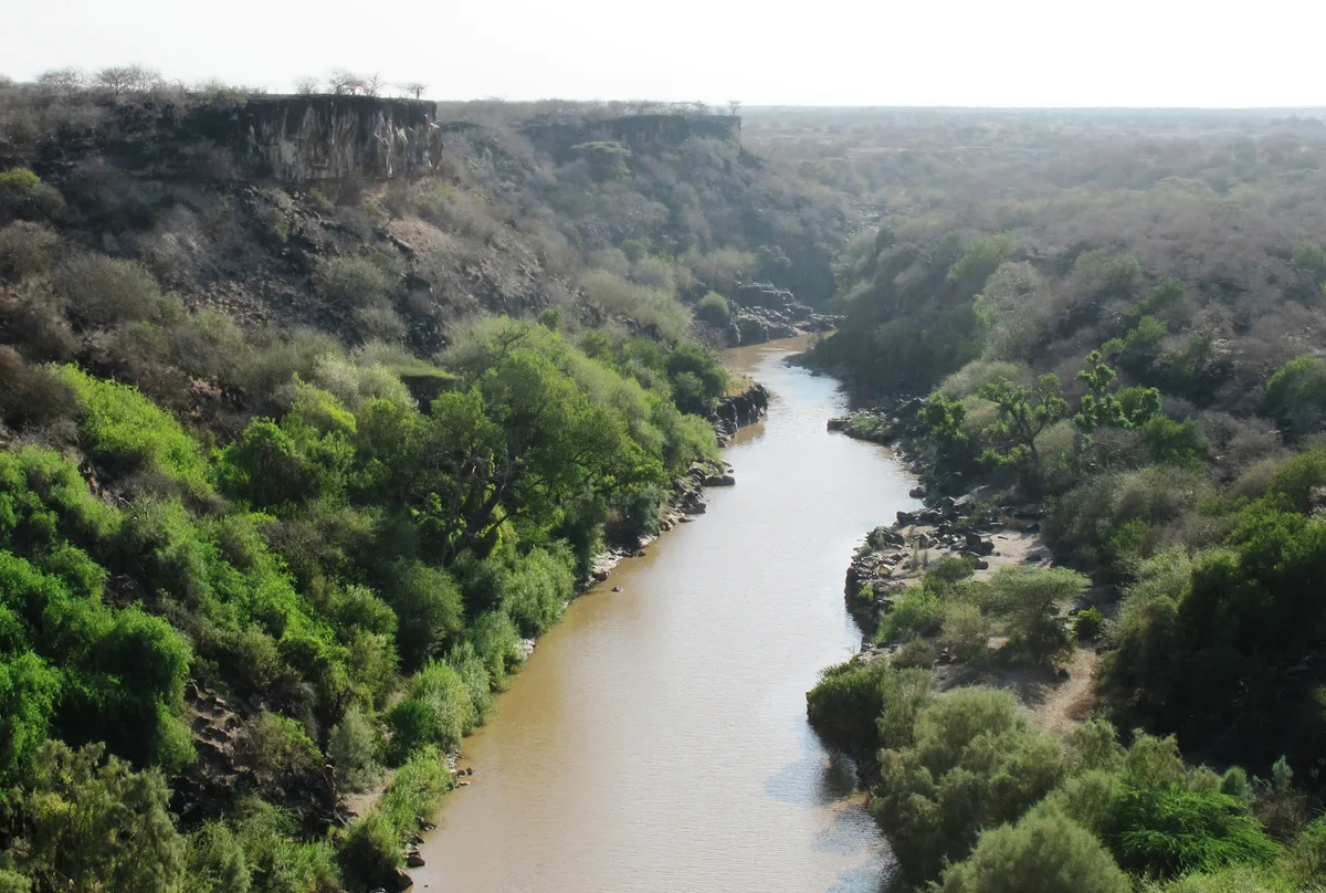 Sunrise at Awash: Waterfalls, Oryx and Crocodiles