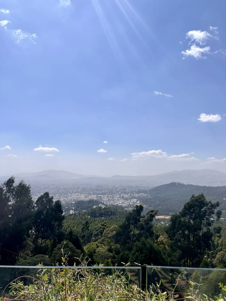 Hiking at  Entoto Park  view 2