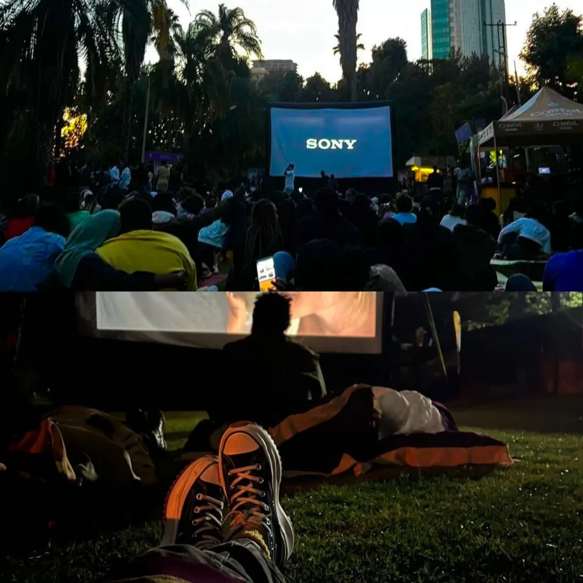 Ghion Hotel - Open-air cinema 