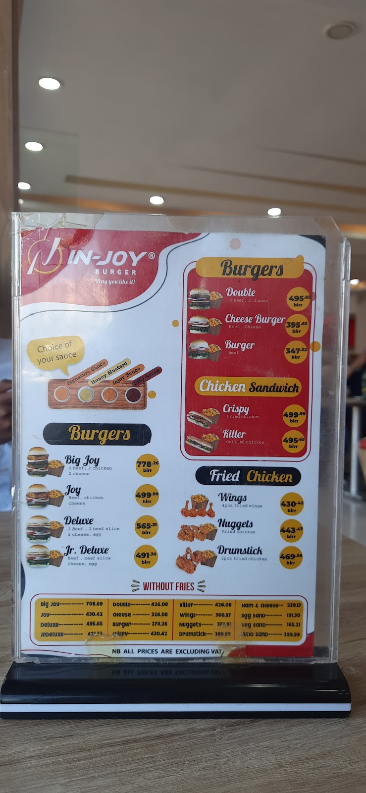 IN-JOY Burger - Summit Branch | ኢን-ጆይ በርገር - ሰሚት in Addis Ababa, Summit  view 5