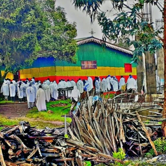 Saint George Cathedral in Debre Birhan  view 3