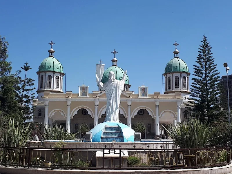 Medhanealem Cathedral in Addis Ababa, Bole  view 4