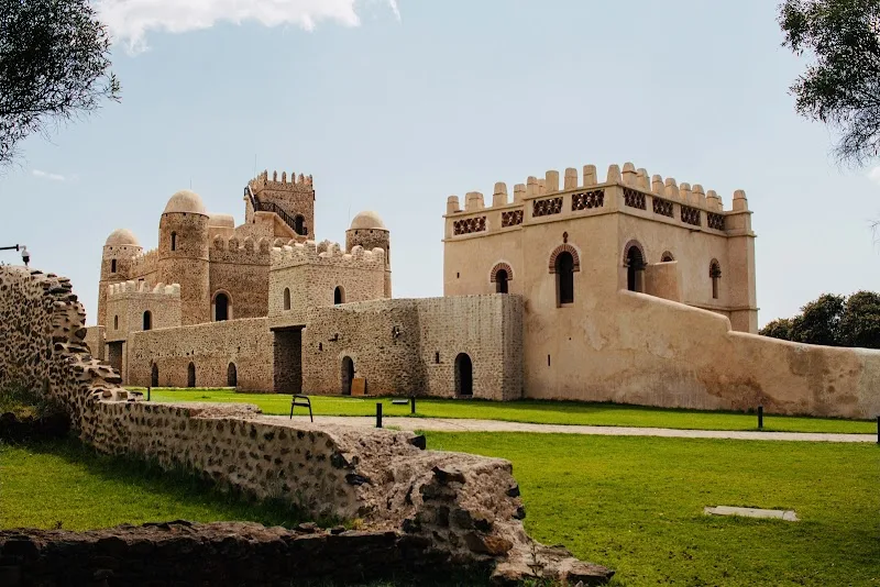 Fasil Ghebbi fortress in Gondar  view 2
